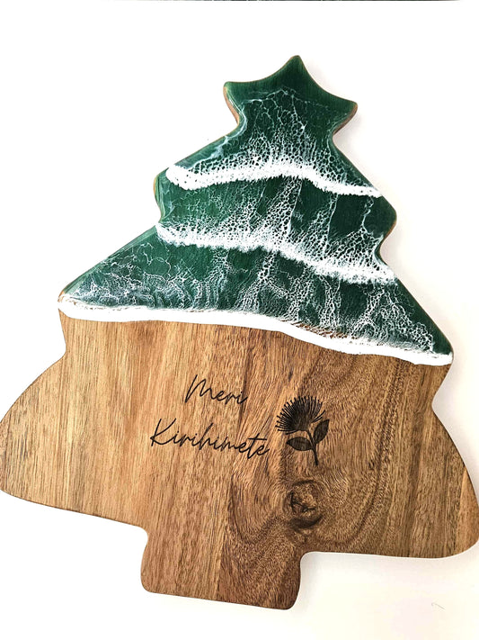 Personalised Christmas Tree Cheeseboard