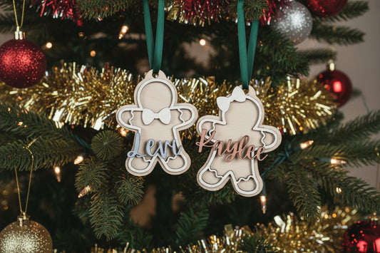 Personalised Gingerbread Man Ornament