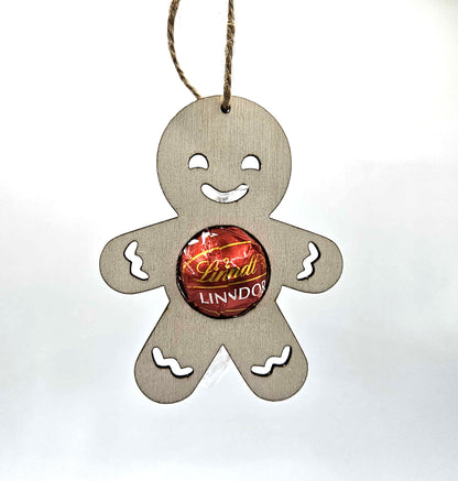 Lindor Chocolate Wooden Ornaments - 5 set
