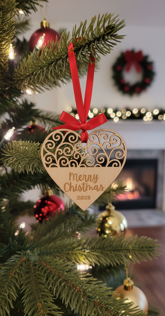 Personalised Heart Ornament