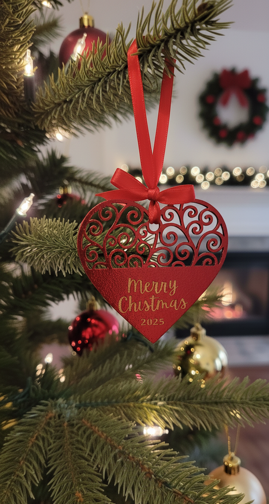 Personalised Heart Ornament