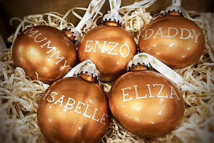 Personalised Flat Baubles