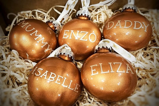 Personalised Flat Baubles